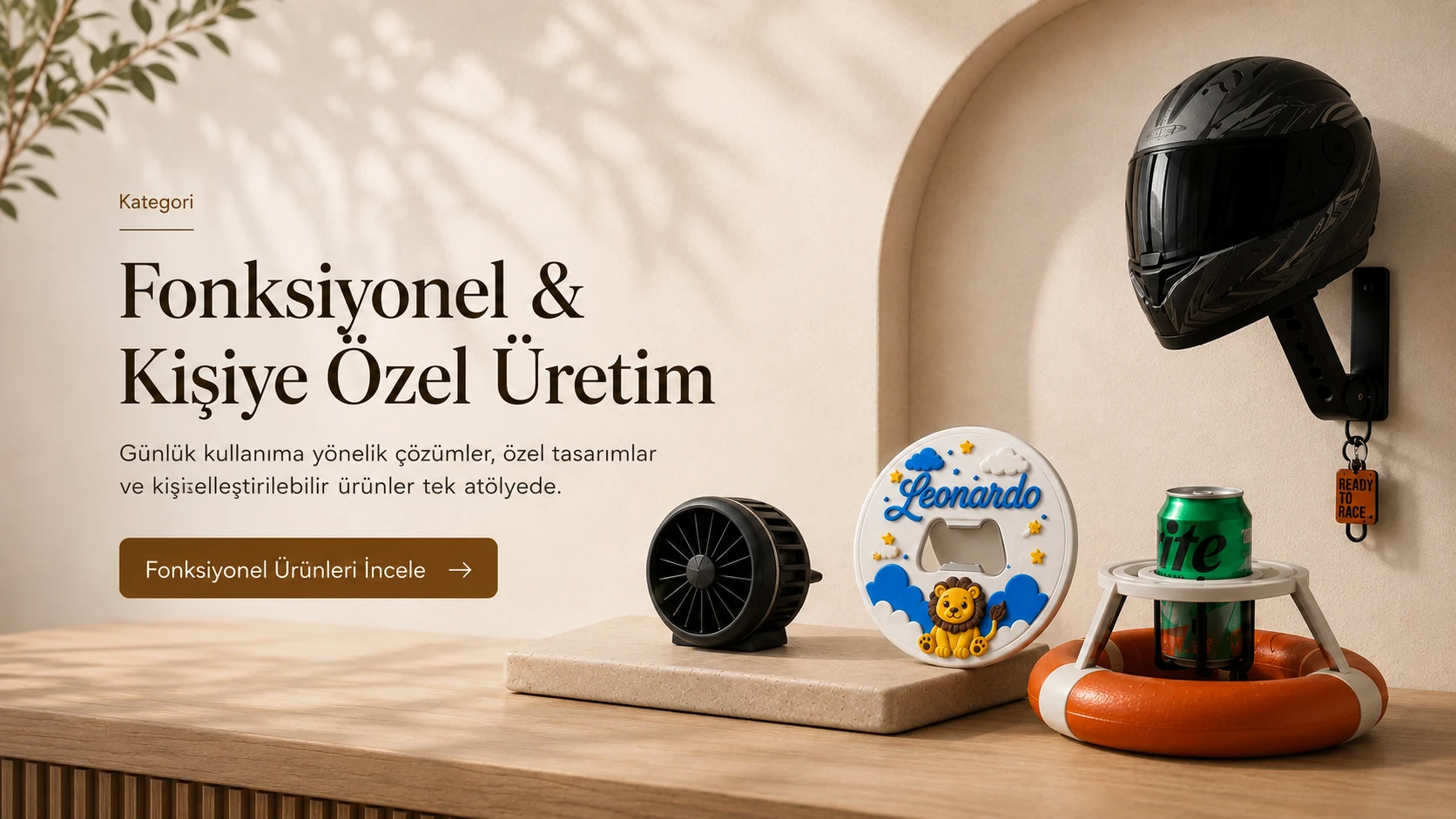 Fonksiyonel ve kişiye özel ürünler