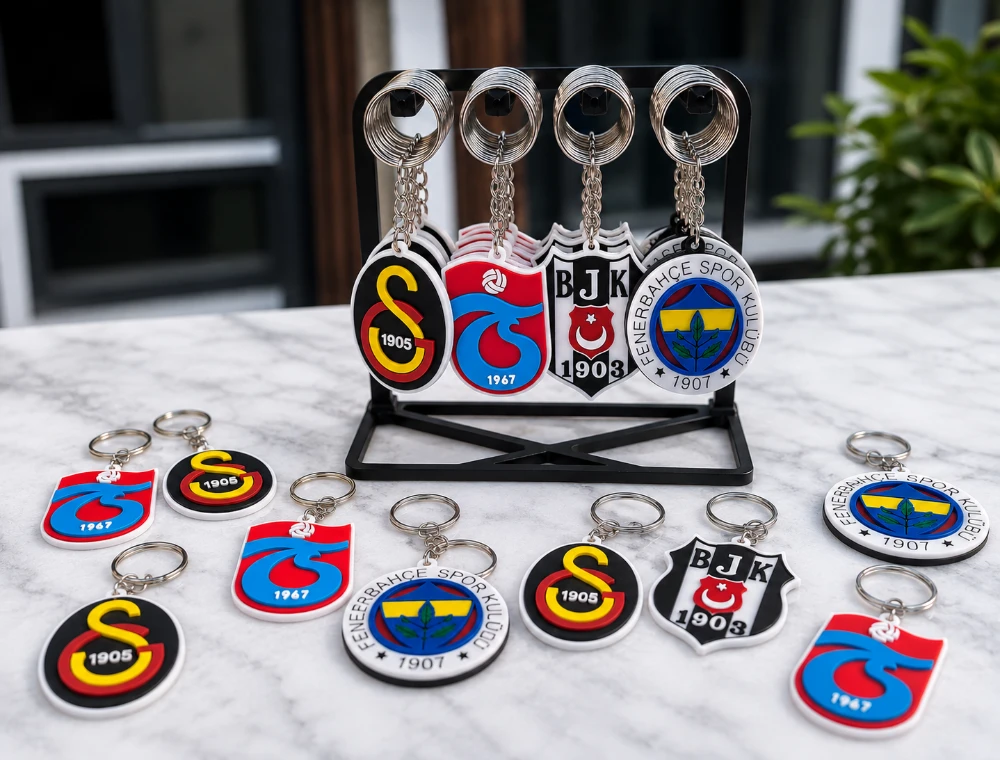 Futbol Takımı Logolu Anahtarlık