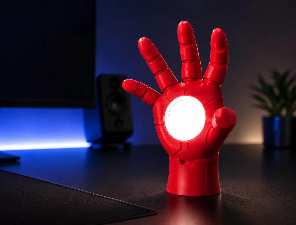 Iron Man Eli Masa Lambası